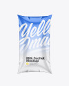 Milk Sachet Mockup