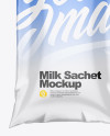 Milk Sachet Mockup