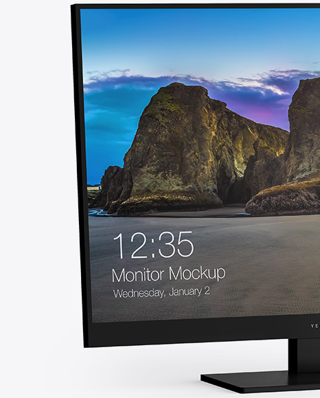 27&#034; Monitor Mockup