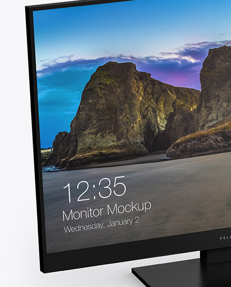 27&#034; Monitor Mockup