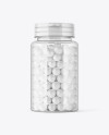 Clear Pills Bottle Mockup