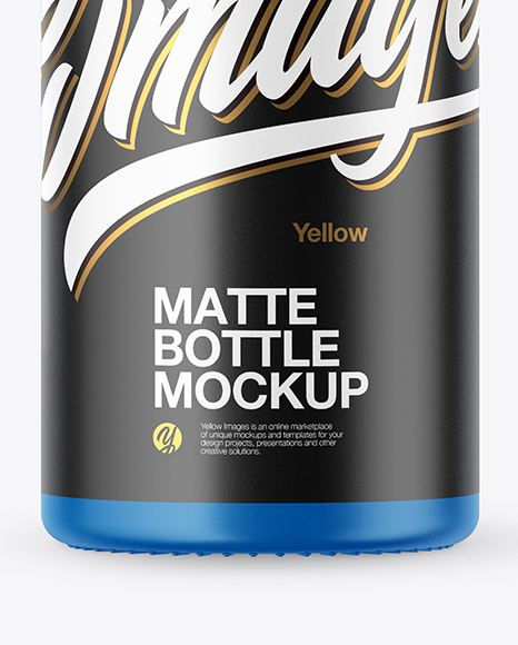 Matte Bottle Mockup Matte Bottle Mockup