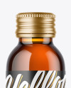 Amber Glass Bottle Mockup