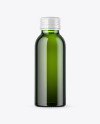 Green Glass Bottle Mockup