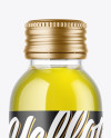 Clear Glass Olive Oil Bottle Mockup