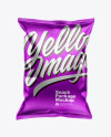 Metallic Snack Package Mockup