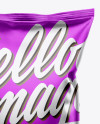 Metallic Snack Package Mockup