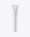Glossy Plastic Cosmetic Tube Mockup