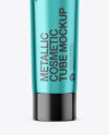 Metallic Cosmetic Tube Mockup