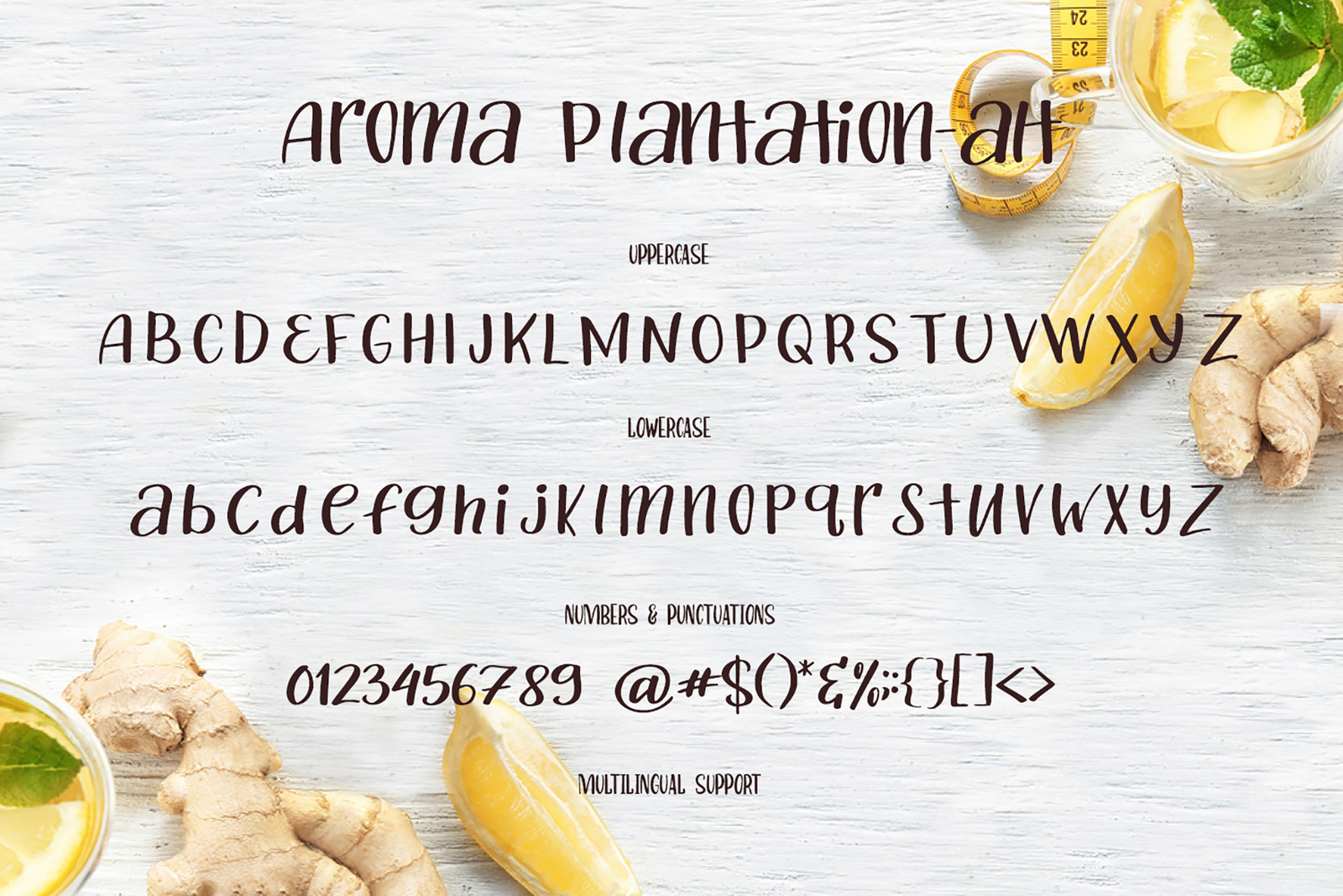 Aroma Plantation-font duo Aroma Plantation-font duo