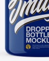 Glossy Dropper Bottle Mockup