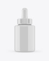 Glossy Dropper Bottle Mockup