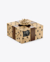 Kraft Gift Box Mockup