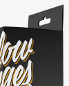 Paper Box with Hang Tab Mockup