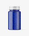 Blue Pills Bottle Mockup