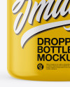 Matte Dropper Bottle Mockup