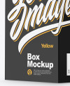 Paper Box with Hang Tab Mockup