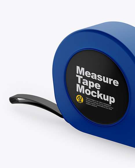 Matte Measure Tape Mockup
