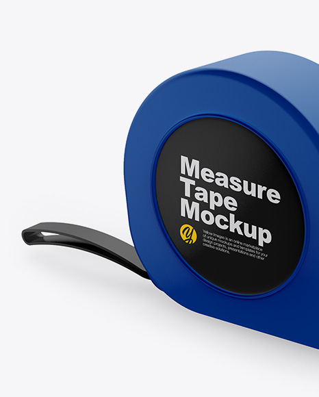 Matte Measure Tape Mockup