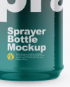 Sprayer Bottle in Shrink Sleeve Mockup