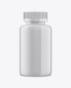Glossy Plastic Pills Bottle Mockup