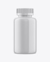 Glossy Plastic Pills Bottle Mockup