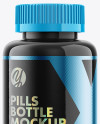 Glossy Plastic Pills Bottle Mockup