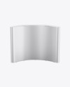 Metallic Spring Pop-Up Stand Mockup