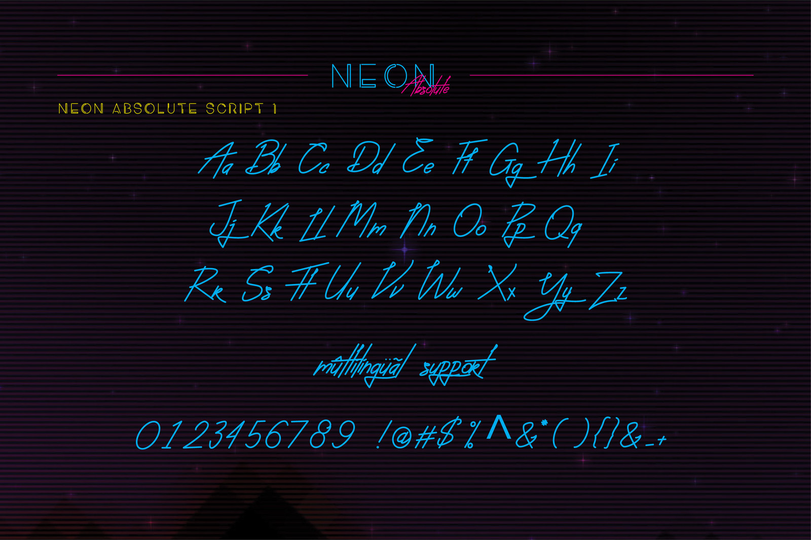 Neon Absolute - Font Duo + Bonus