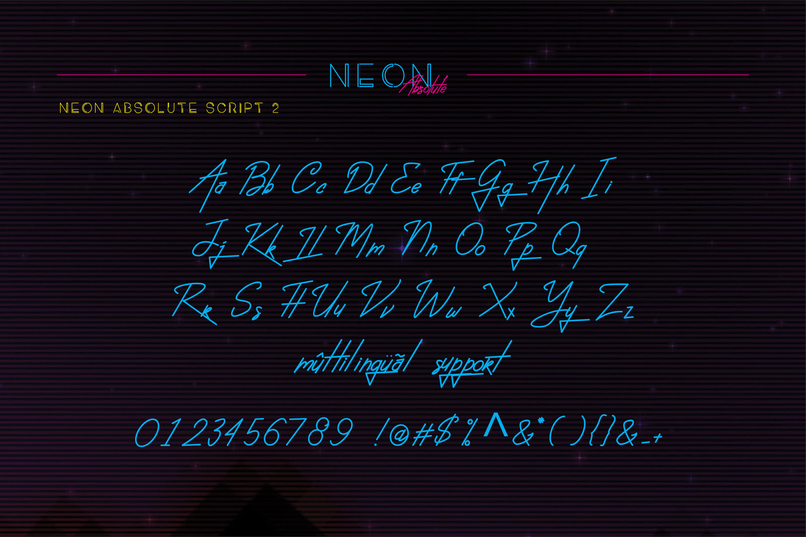 Neon Absolute - Font Duo + Bonus