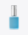 Frosted Glass Cosmetic Bottle Mockup