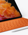 Ipad Pro with Pencil & Keyboard Mockup