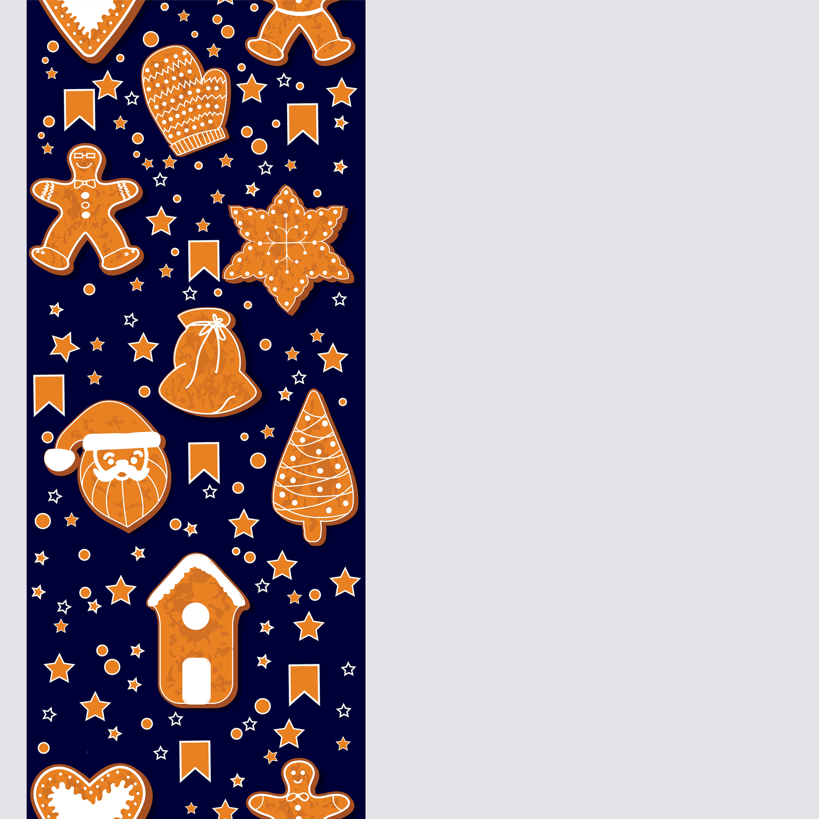 Vector set of gingerbread alphabets. Christmas symbols Vector set of gingerbread alphabets. Christmas symbols