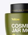 Matte Cosmetic Jar Mockup Matte Cosmetic Jar Mockup
