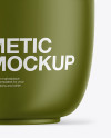 Matte Cosmetic Jar Mockup