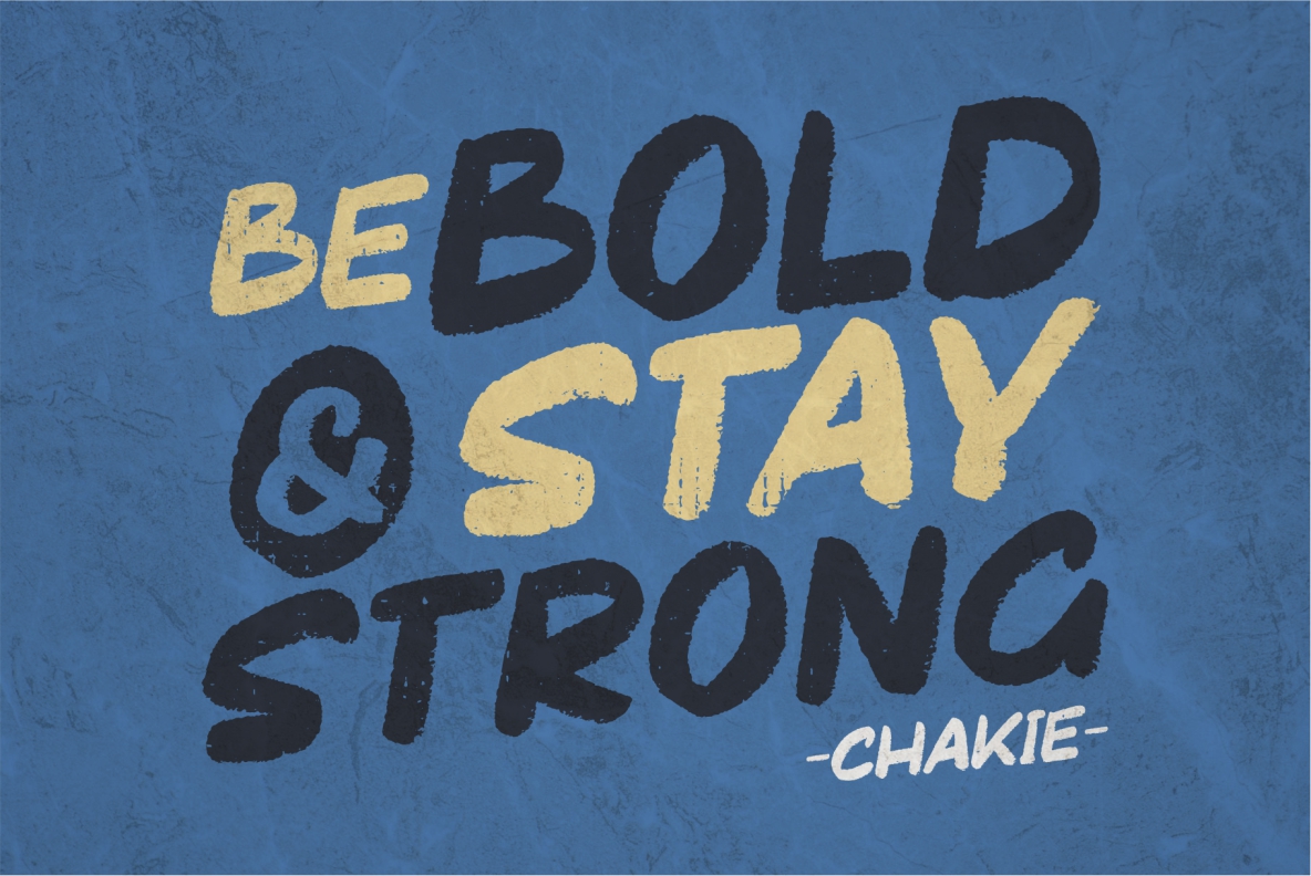 CHAKIE - Retro Brush Fonts CHAKIE - Retro Brush Fonts