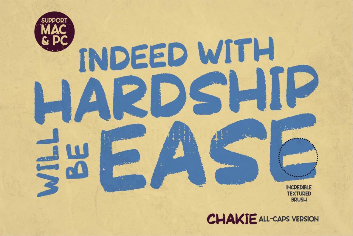 CHAKIE - Retro Brush Fonts