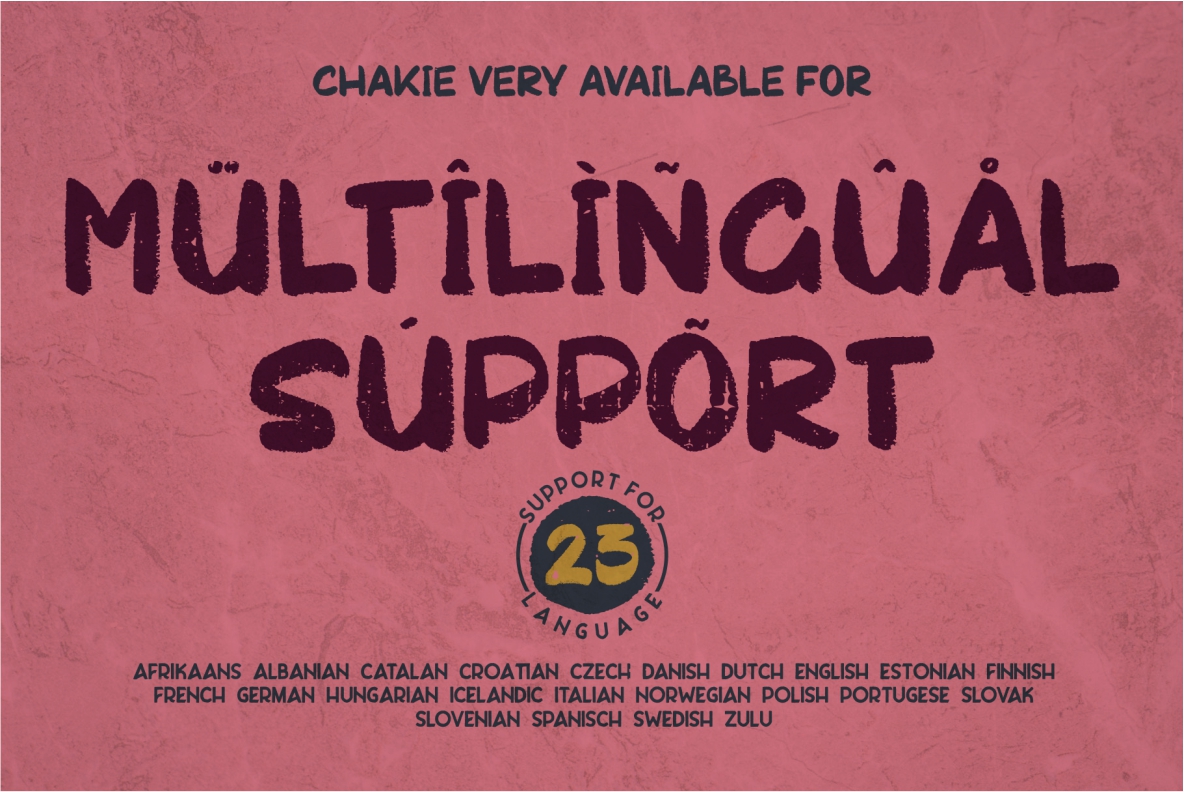 CHAKIE - Retro Brush Fonts CHAKIE - Retro Brush Fonts