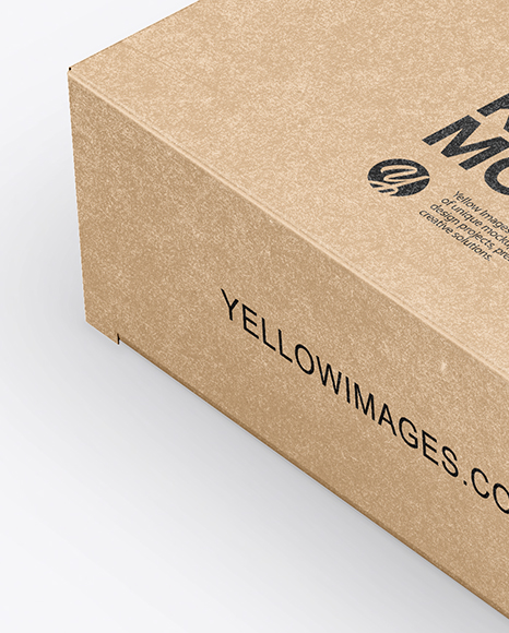 Kraft Box Mockup