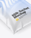 Milk Sachet Mockup