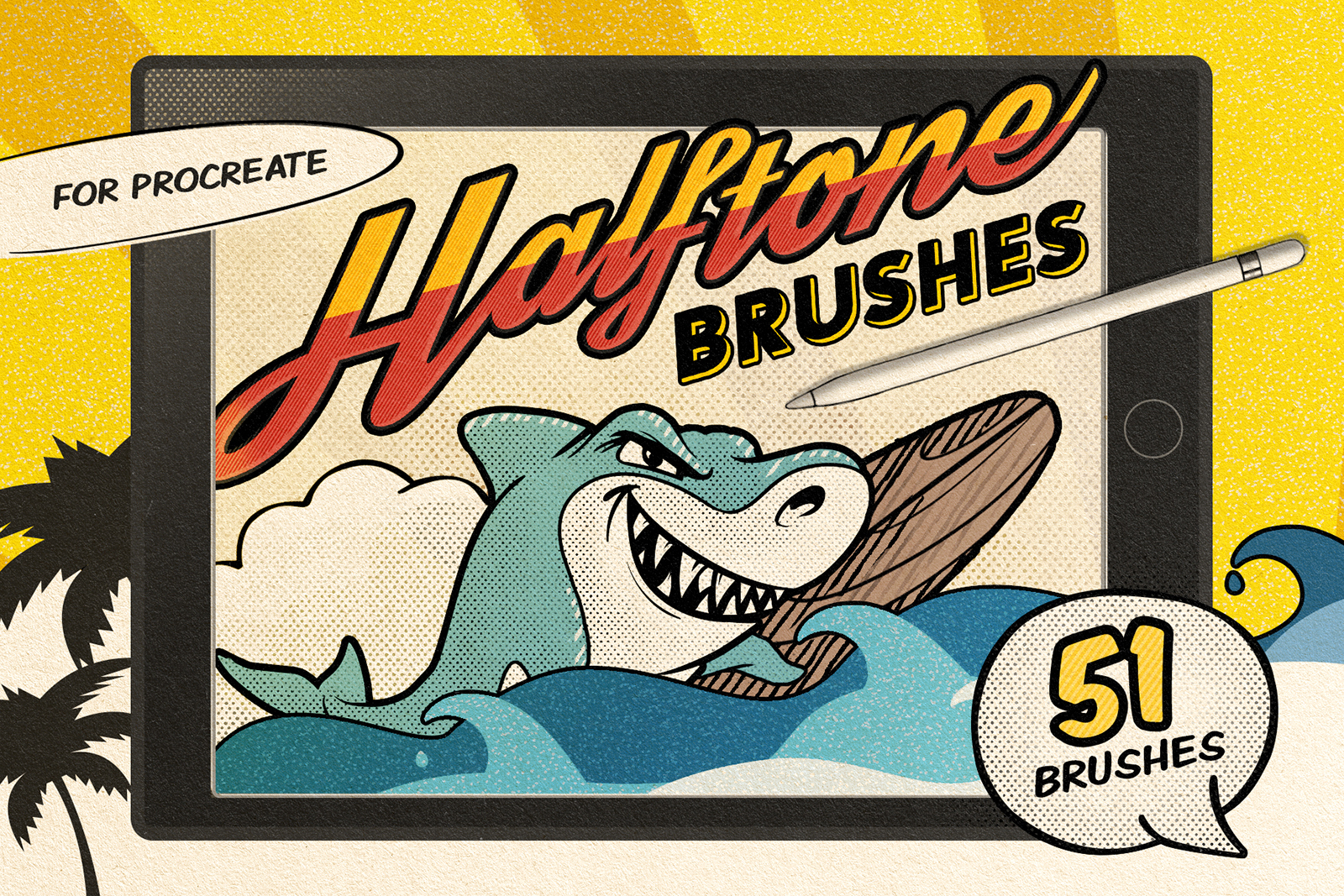 Vintage Comic Procreate Brushes