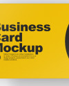 Two Textured Business Cards Mockup