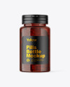 Amber Pills Bottle Mockup