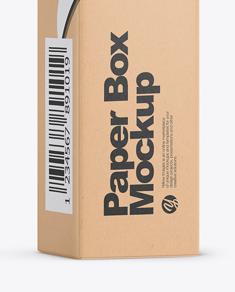 Paper Box Mockup