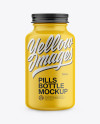 Matte Pills Bottle Mockup