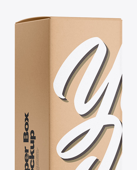 Paper Box Mockup