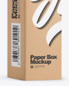 Paper Box Mockup