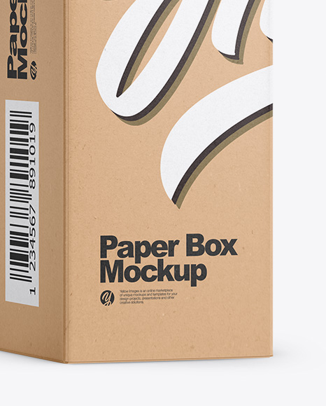 Paper Box Mockup