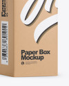 Paper Box Mockup