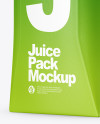 200ml Matte Juice Carton Package Mockup